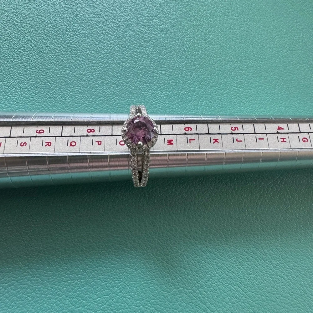 Fragrant jewels Purple and Silver ring. NWOT. Size 7